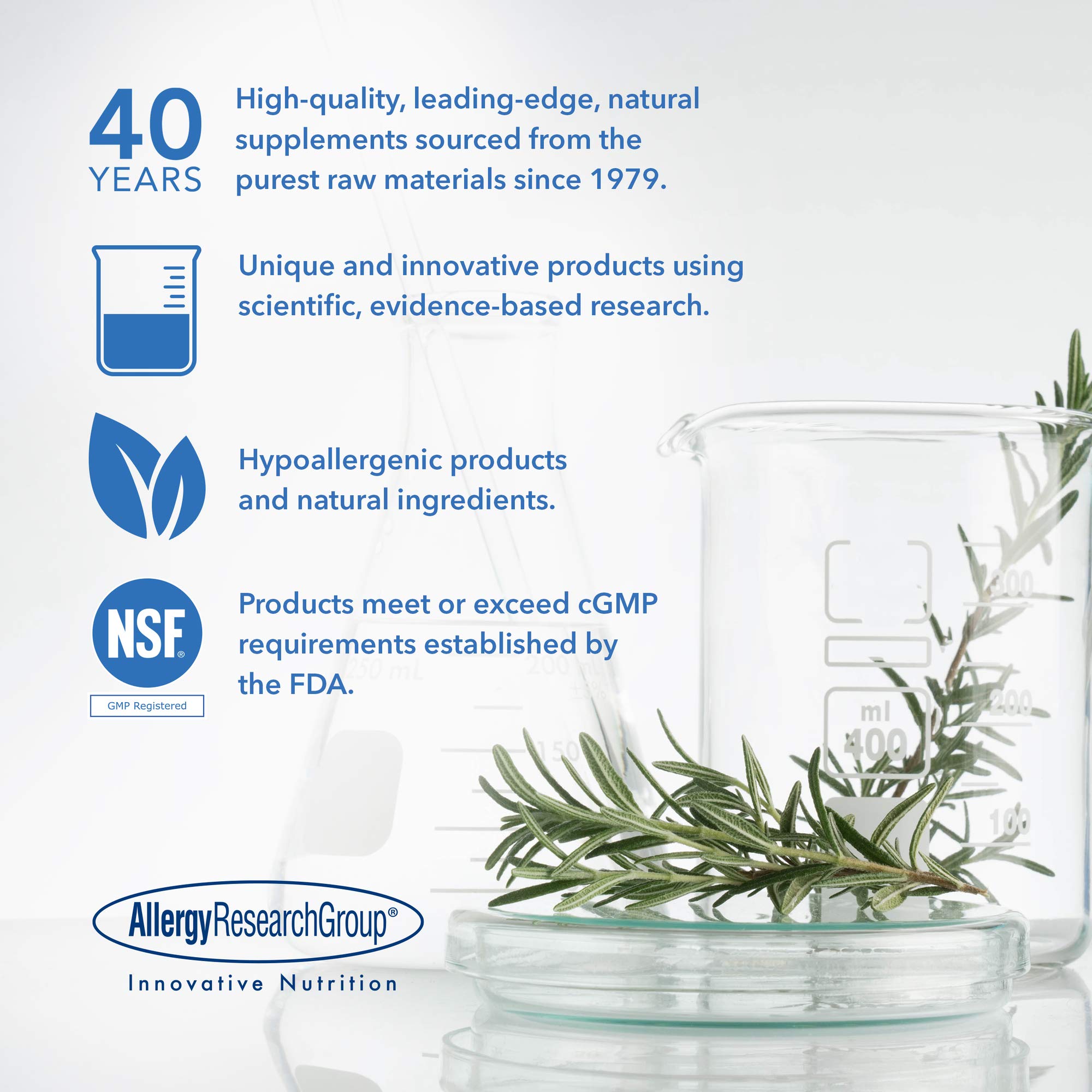 Doctor-developed hypoallergenic formula by Allergy Research Group
