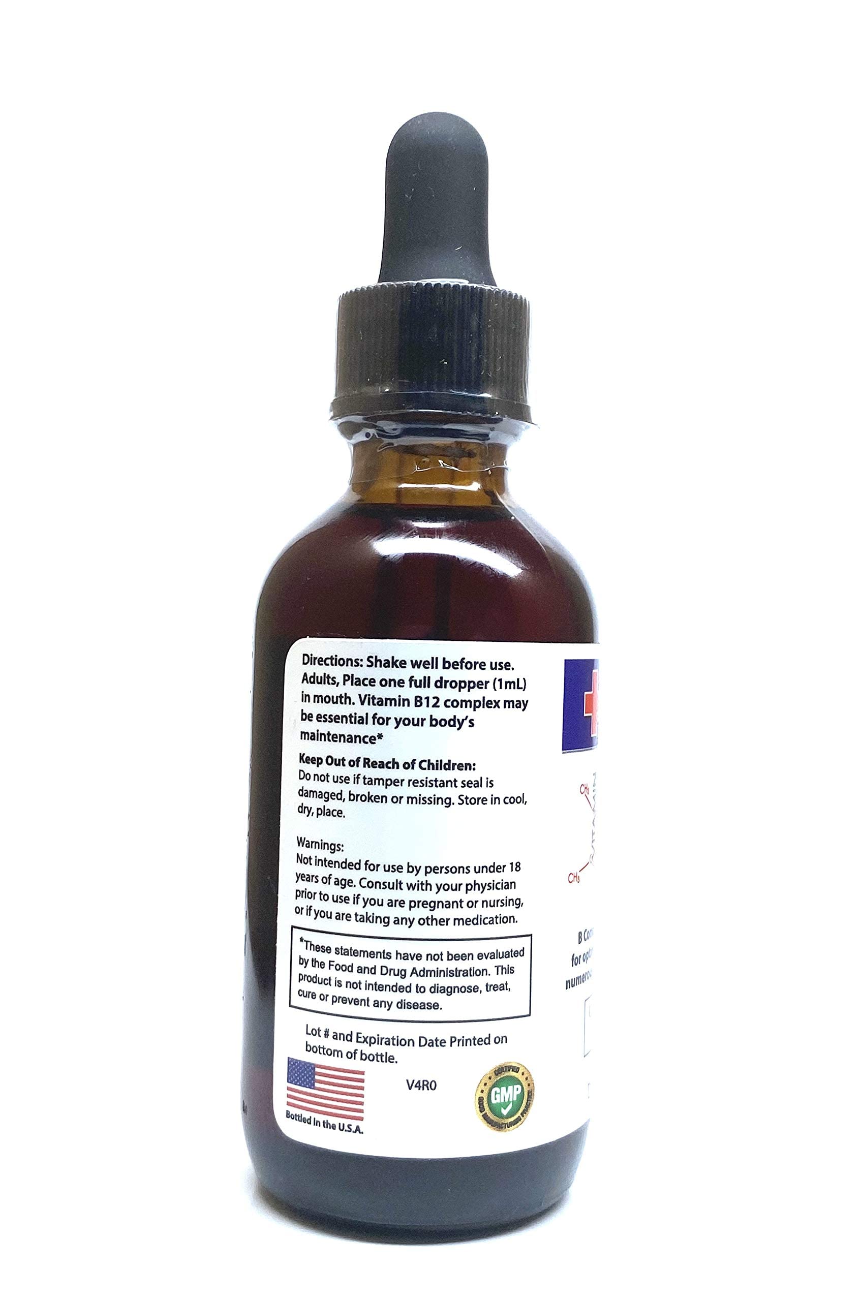 Bottle label highlighting B2, B3, B5, B6, and B12