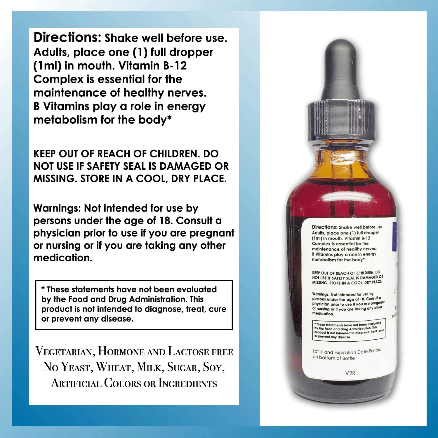 Product packaging and 2 fl oz bottle on white background