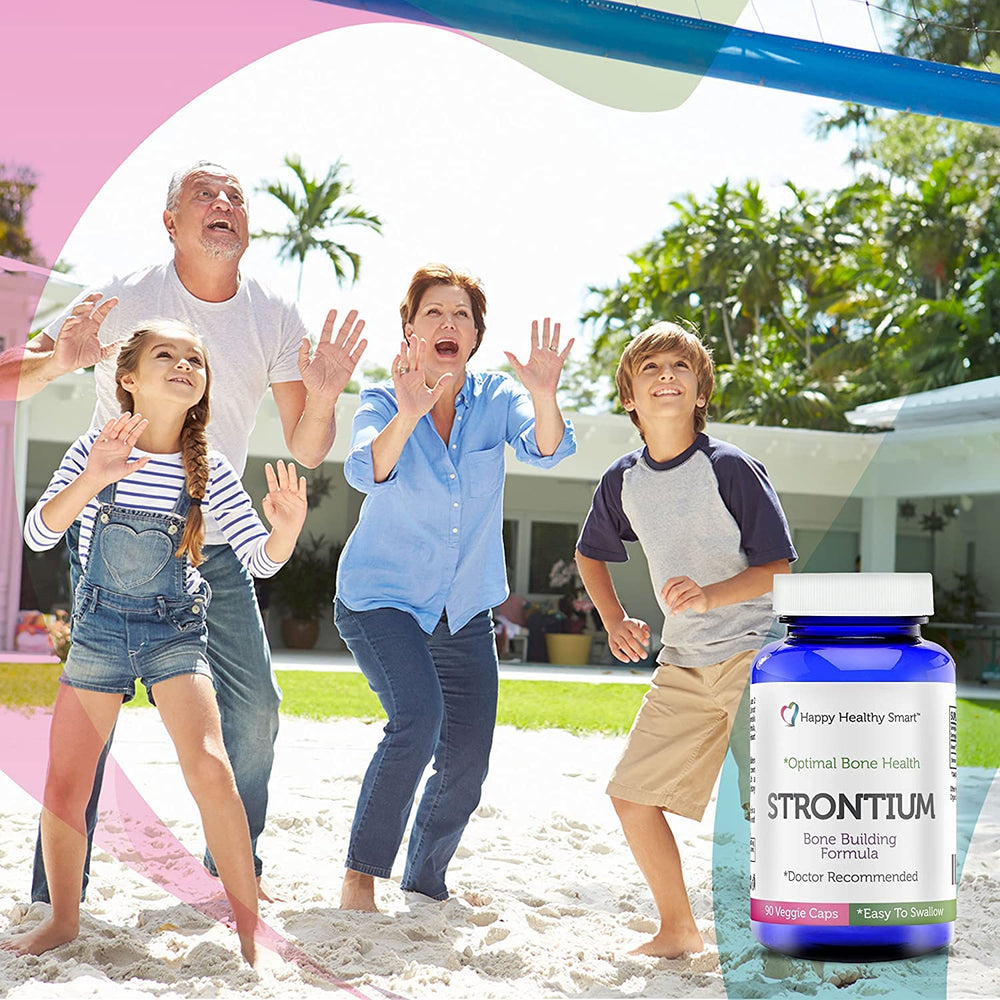 Doctor-recommended strontium bone health supplement product