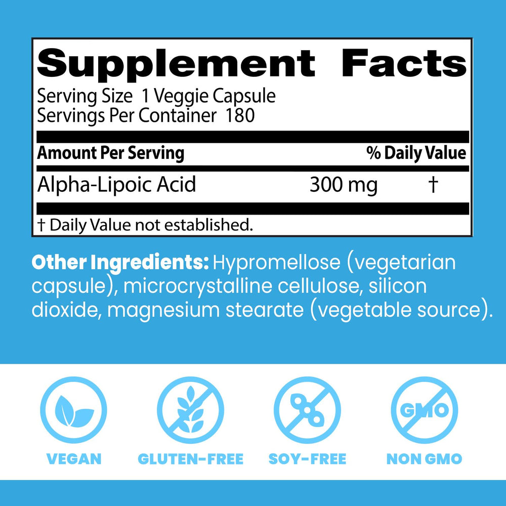 Gluten-free vegan non-GMO icons beside bottle