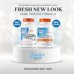 Vitamin K2 MK-7 with MenaQ7 and Vitamin D3 for bone health