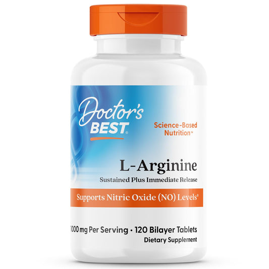 Doctor's Best L-Arginine bilayer tablets packaging