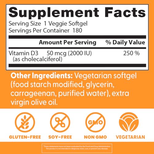 Close-up of Vitamin D3 (Cholecalciferol) softgels