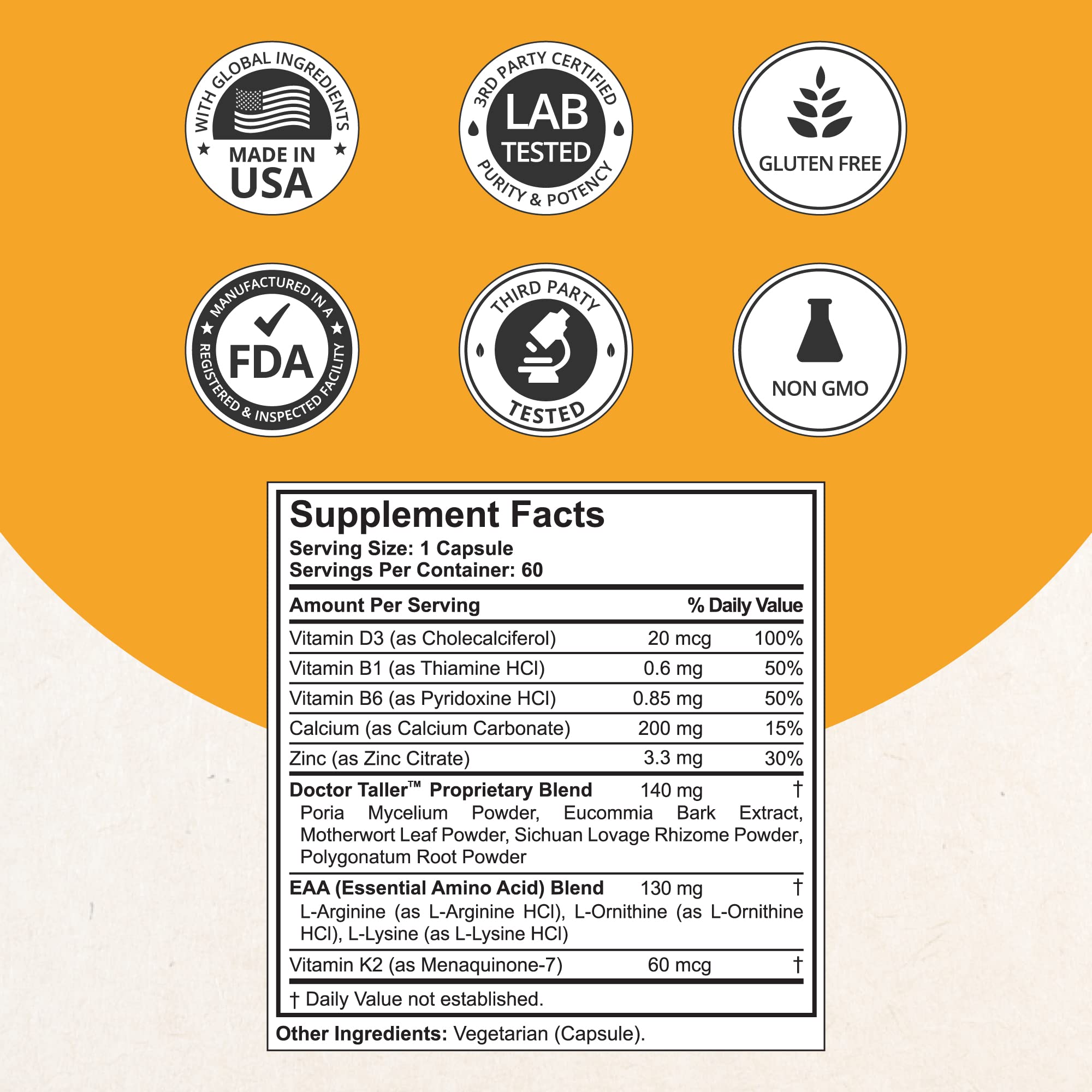 Illustration of bone strength and immune support