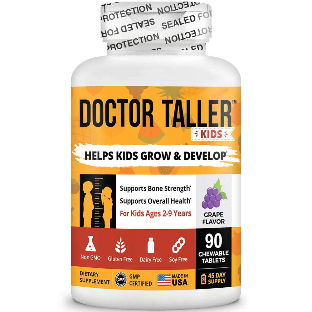 Calcium and minerals for bone health in Doctor Taller Kids