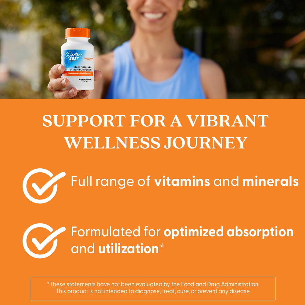 Fully active B vitamin forms and minerals in Doctor's Best formula