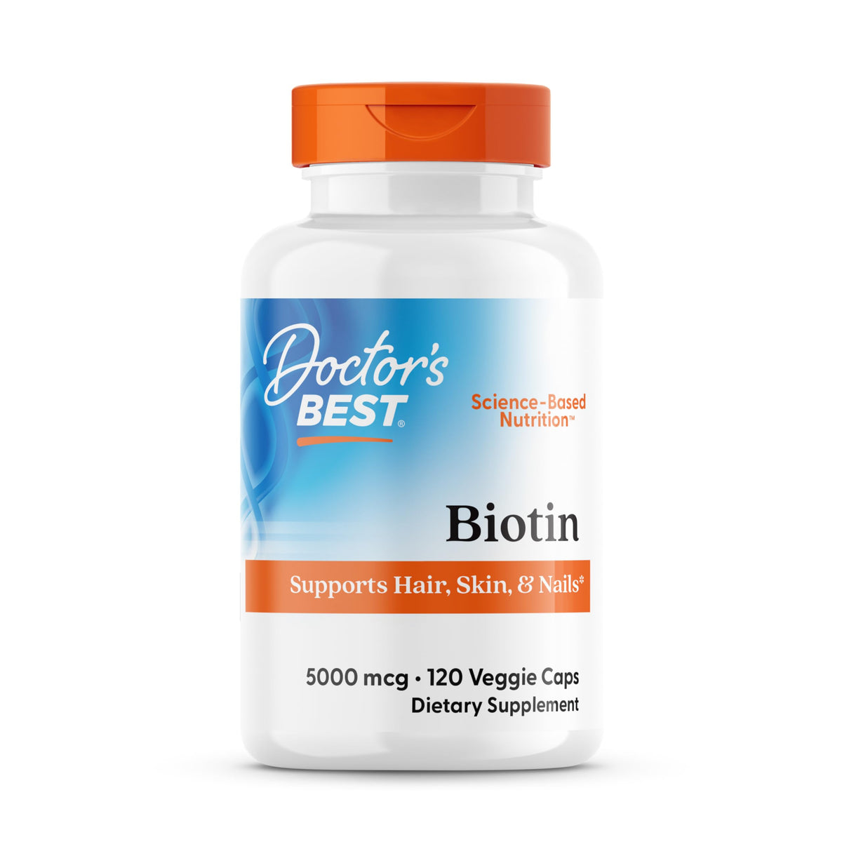 Doctor's Best Biotin bottle 120 count