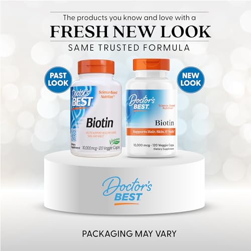 side view of Doctor's Best Biotin bottle