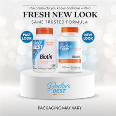 side view of Doctor's Best Biotin bottle