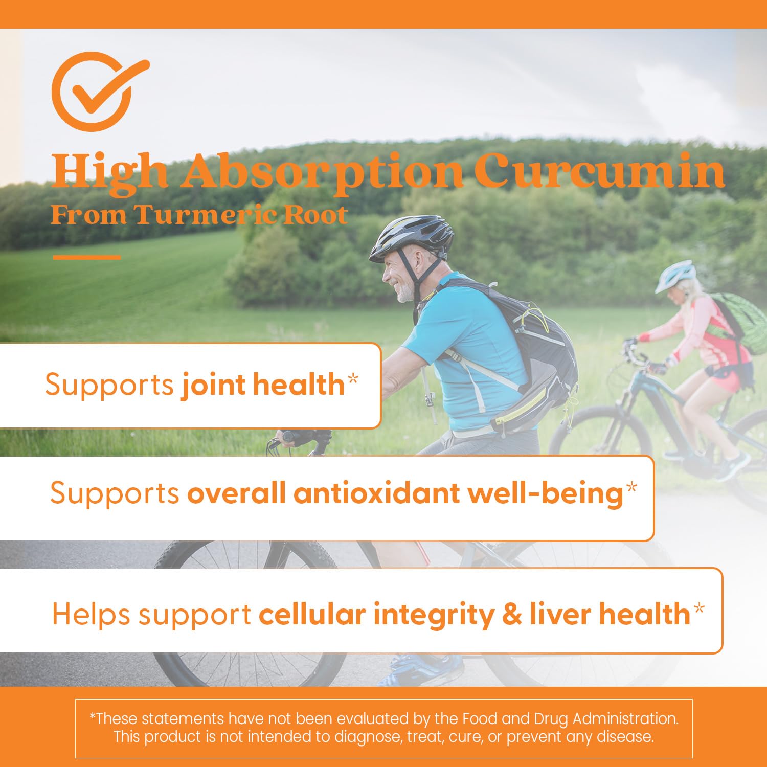 Joint health concept with turmeric imagery