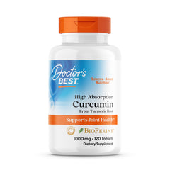 Doctor's Best Curcumin C3 Complex bottle front for joint support potential