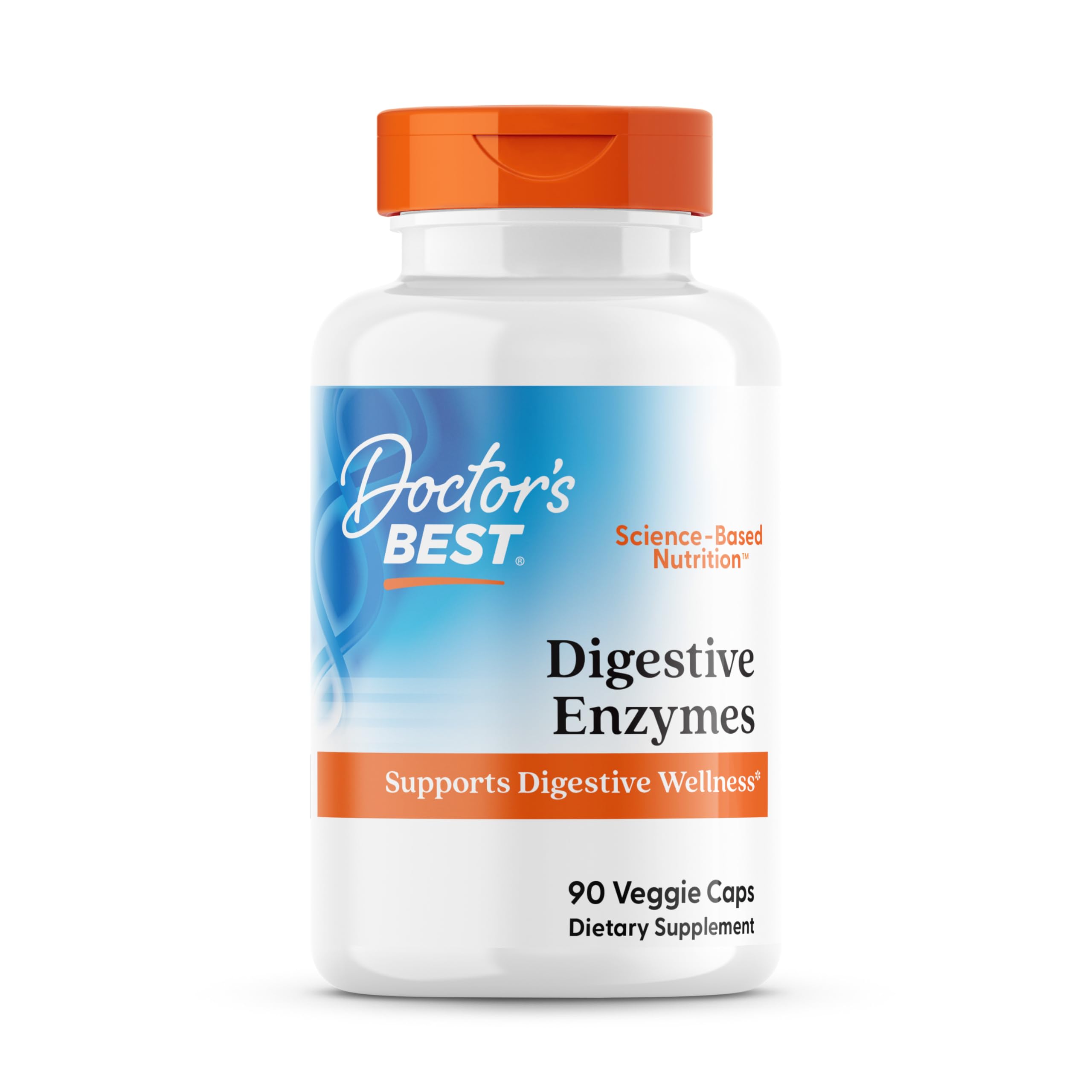 Doctors Best Digestive Enzymes bottle label