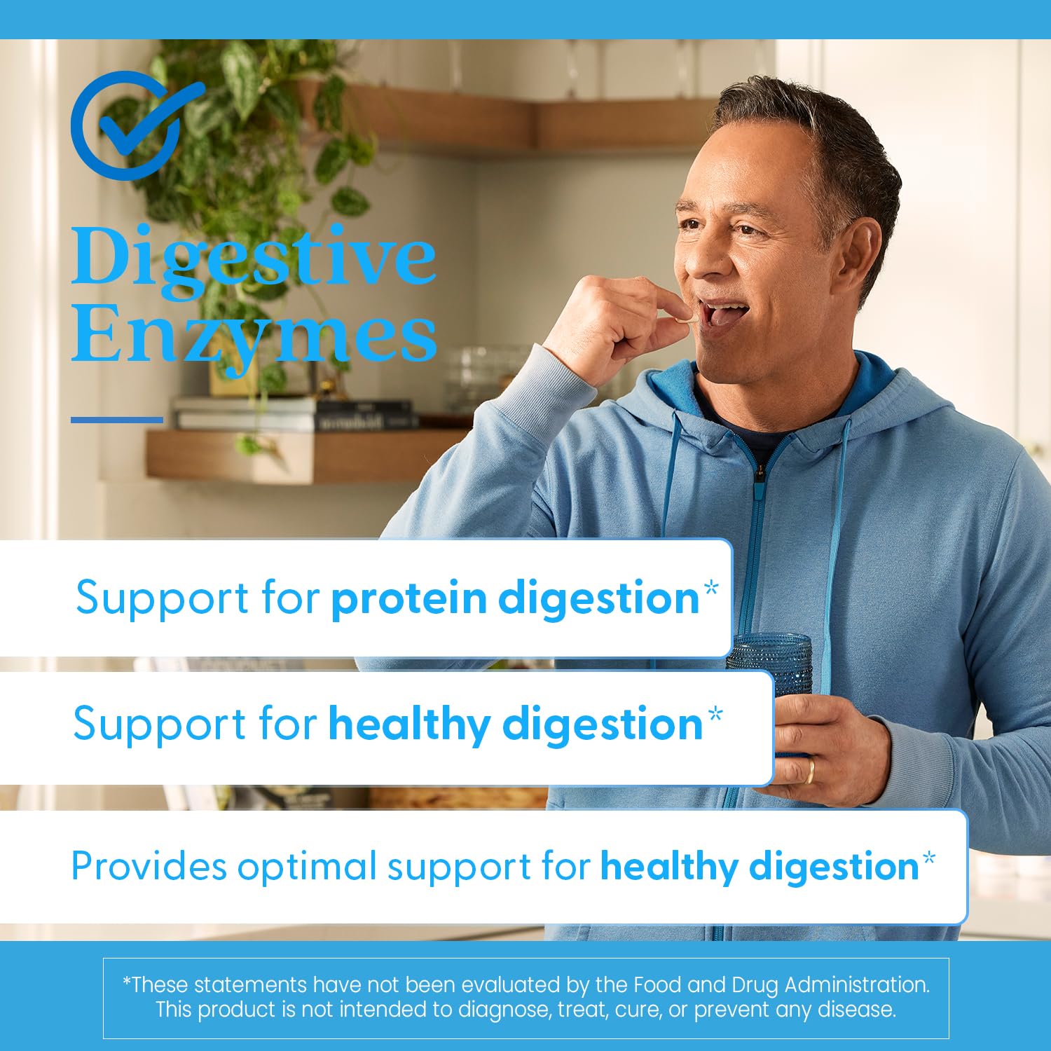 Supplement facts panel for Doctors Best Digestive Enzymes