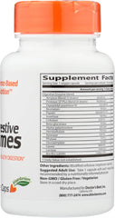 Close-up of Doctor's Best Digestive Enzymes label
