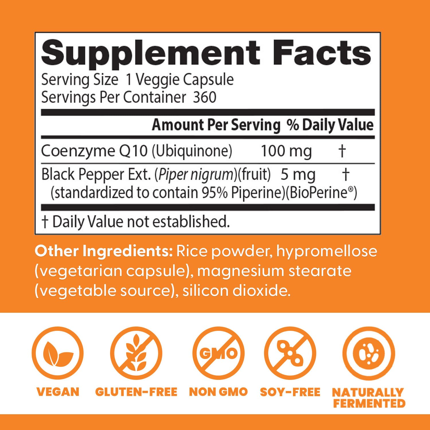 Gluten-free vegan non GMO and soy-free product packaging.