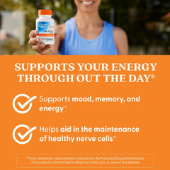Lifestyle image illustrating energy and mood support from B12 supplement