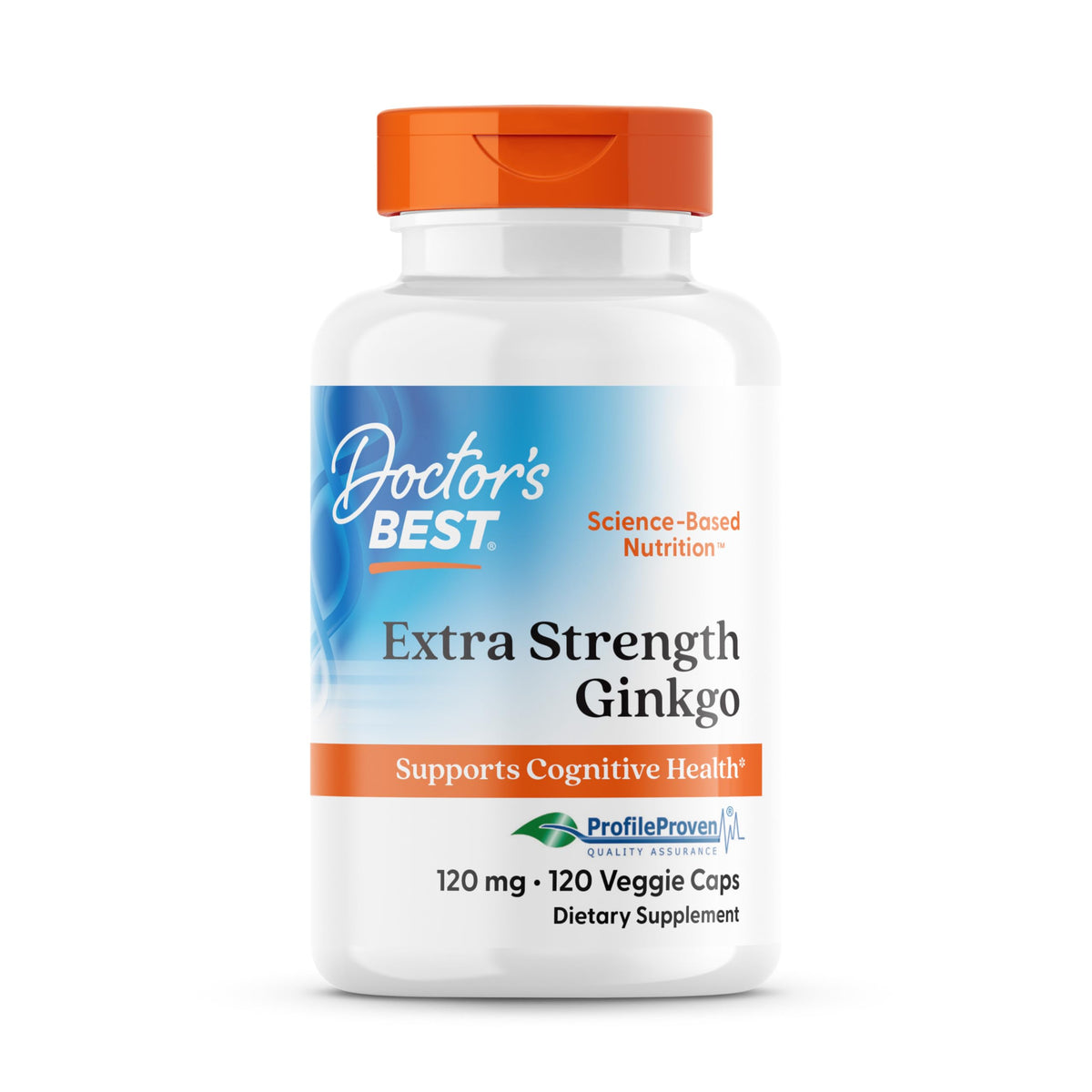 Doctor's Best Extra Strength Ginkgo bottle and label