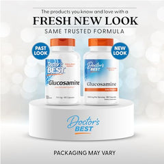 Close-up of glucosamine capsules