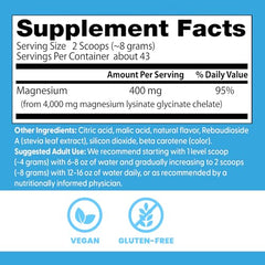 "Not Buffered" magnesium formula highlighted on packaging