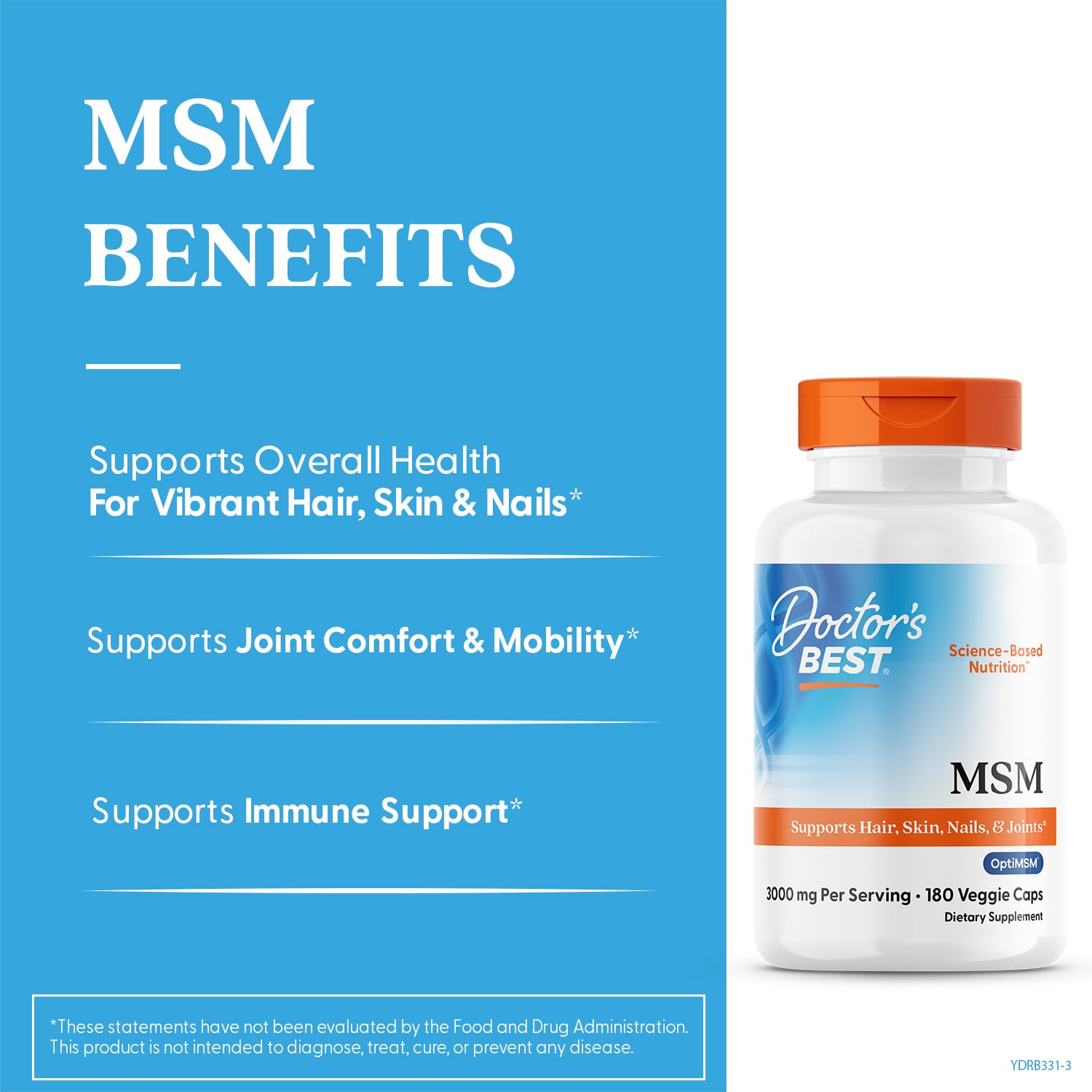 MSM capsules—180 veggie caps