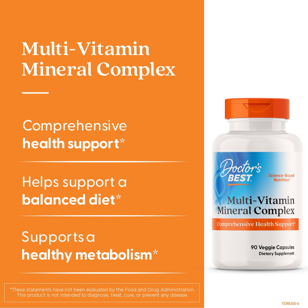 Benefits and features of Doctor's Best multi-vitamins mineral complex