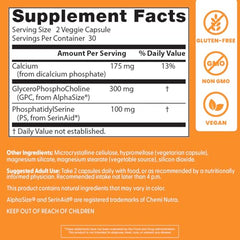 Brain health concept illustration accompanying product