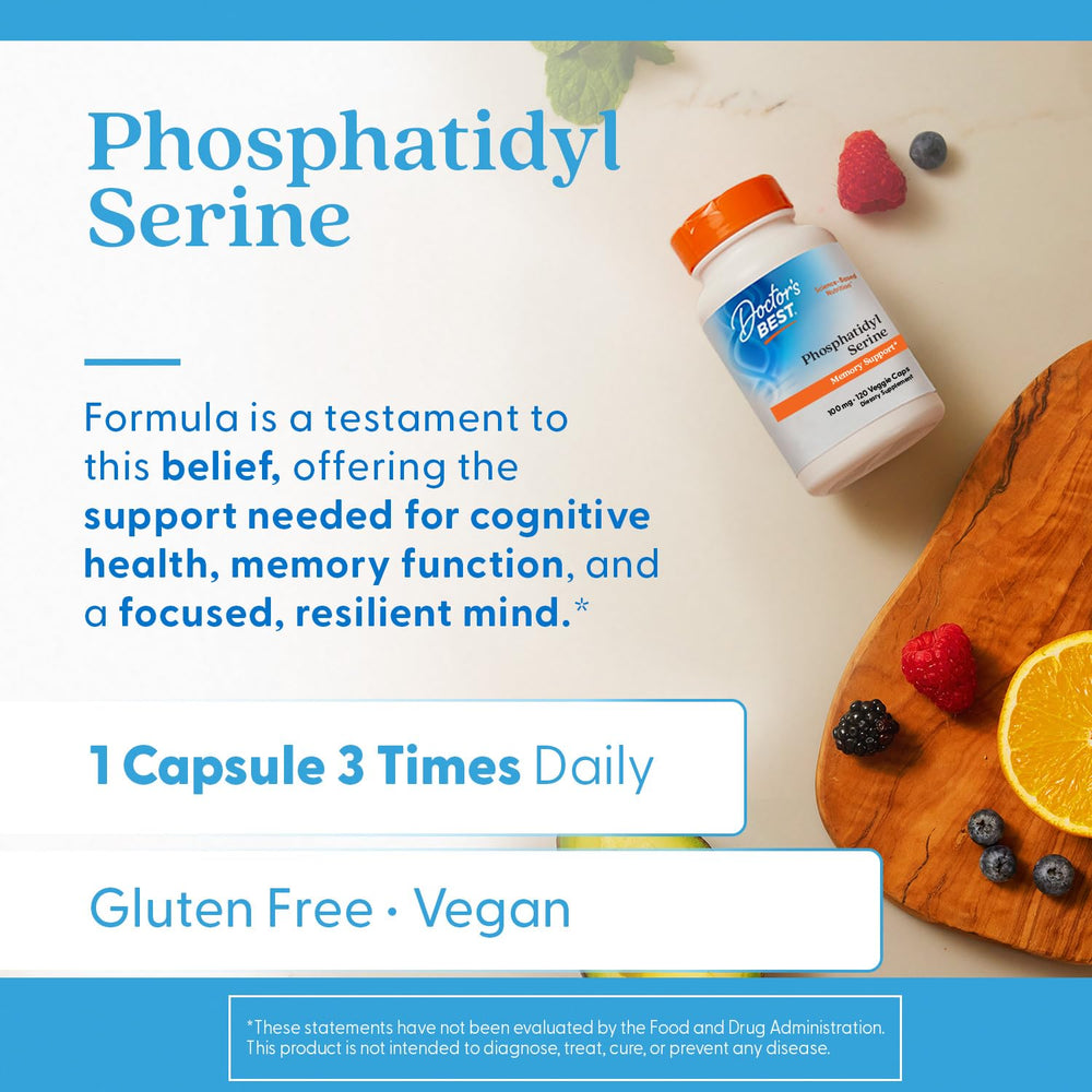 Supplement facts and ingredients for Doctor's Best Phosphatidylserine