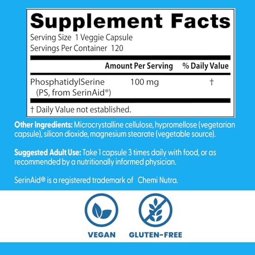 Close-up of Doctor's Best Phosphatidylserine softgels