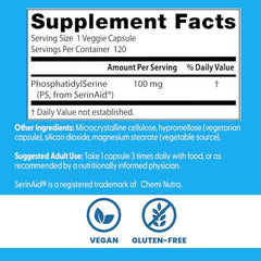 Close-up of Doctor's Best Phosphatidylserine softgels