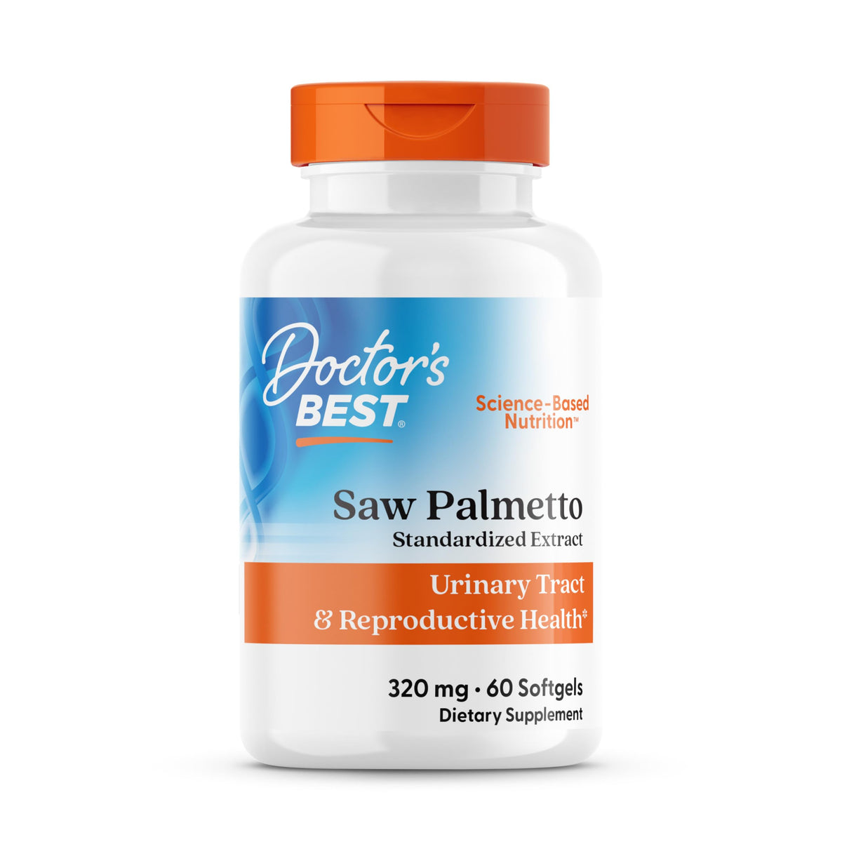 Doctor's Best Saw Palmetto Extract 320 mg softgel bottle