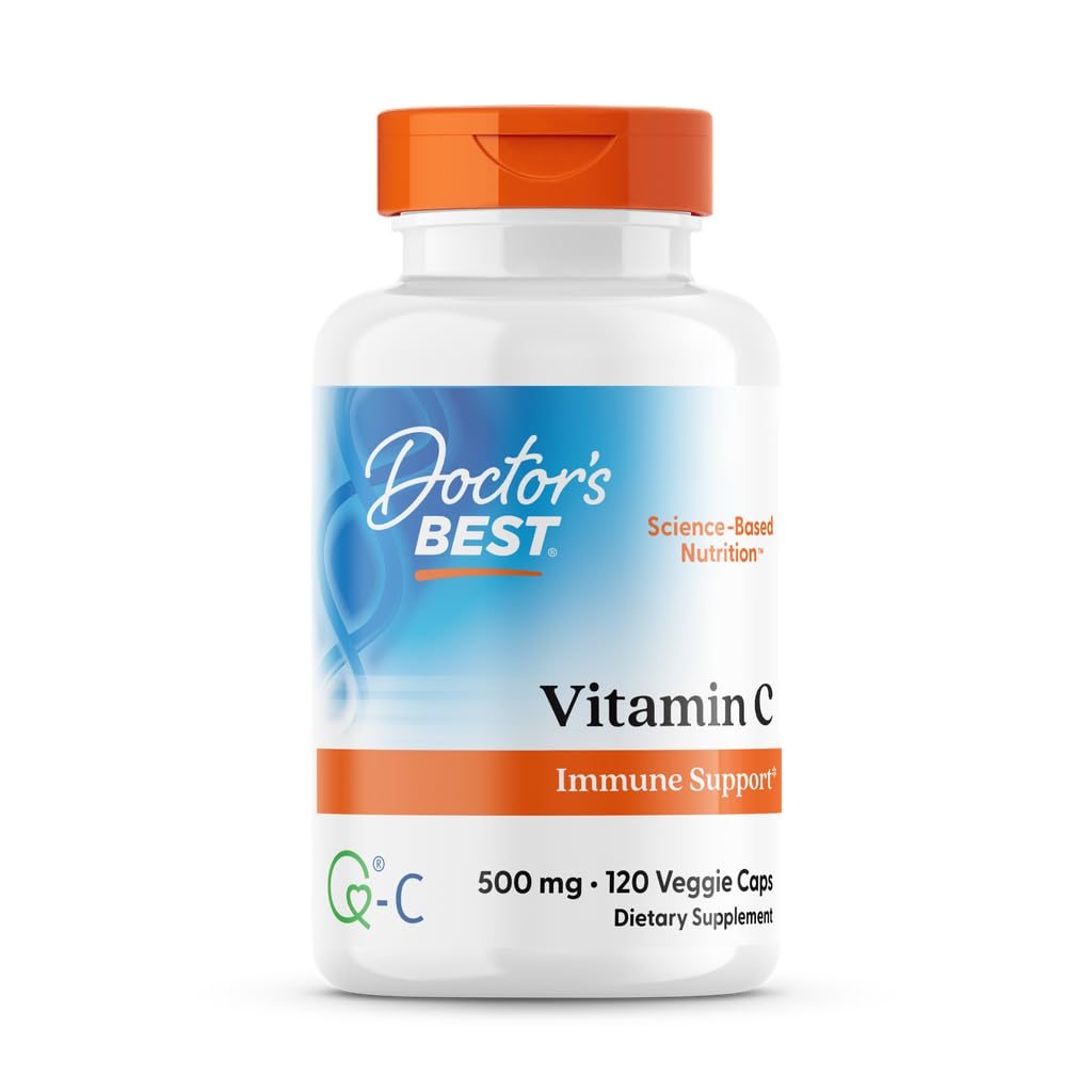 Bottle of Doctor's Best Vitamin C 500 mg - 120 count