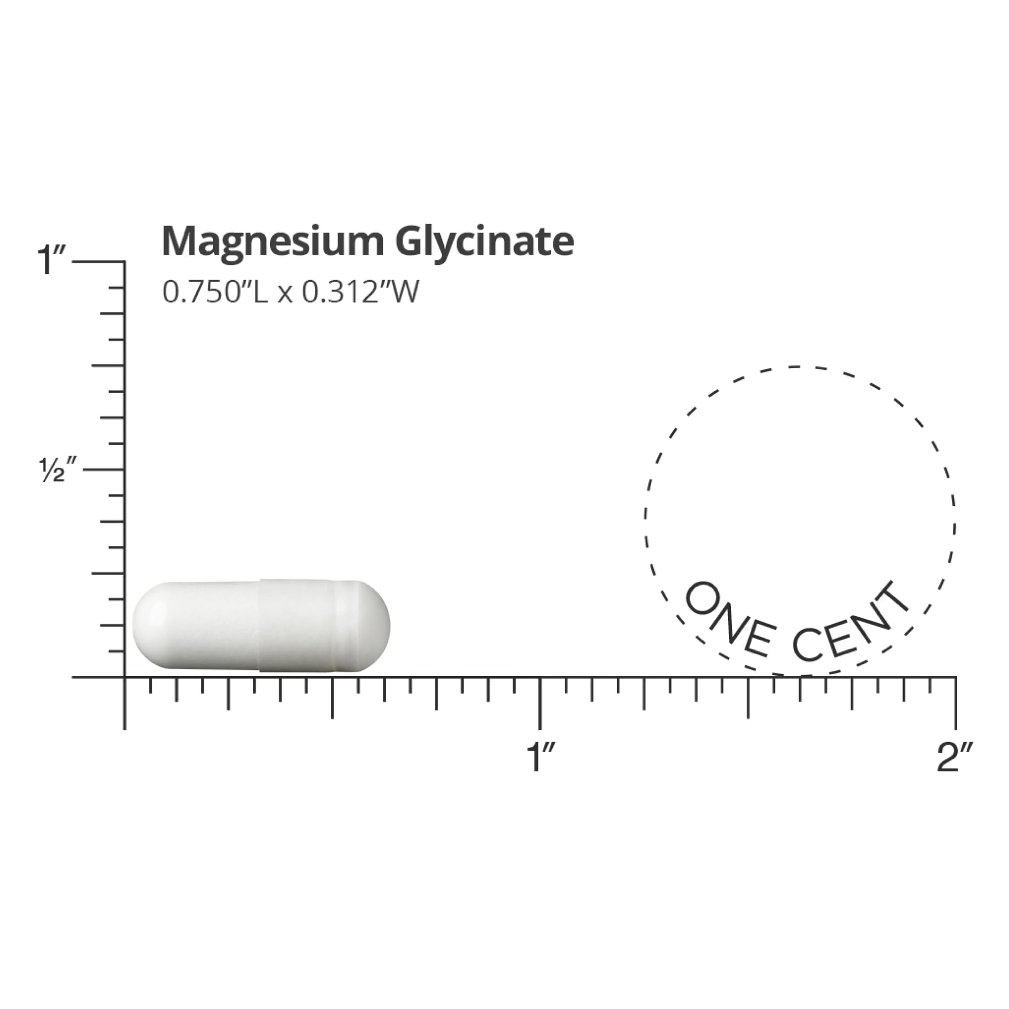 Two forms of magnesium (glycinate and oxide) in the DOCTORS' PREFERRED formula