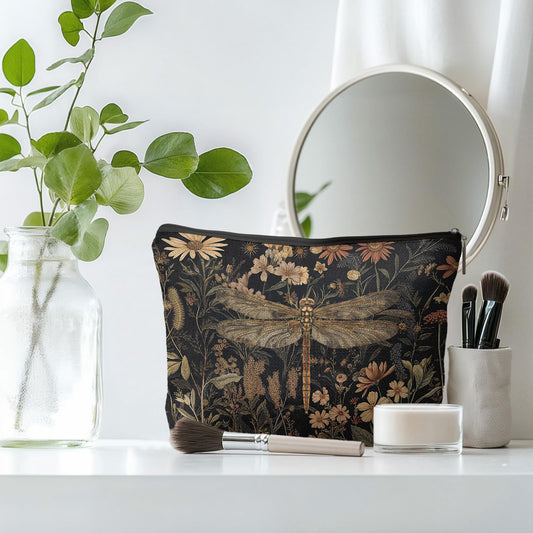 DOFQZ Moody Floral Dragonfly interior keeps essentials neatly stored during travel