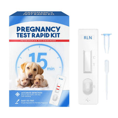 Dog Pregnancy Test Kit at Home – packaging with instructions