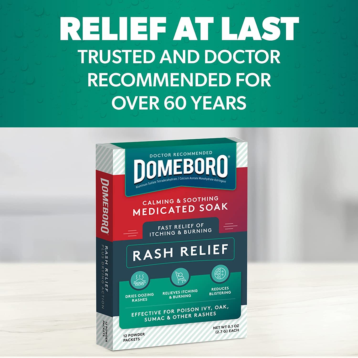 NDC label for Domeboro powder packette
