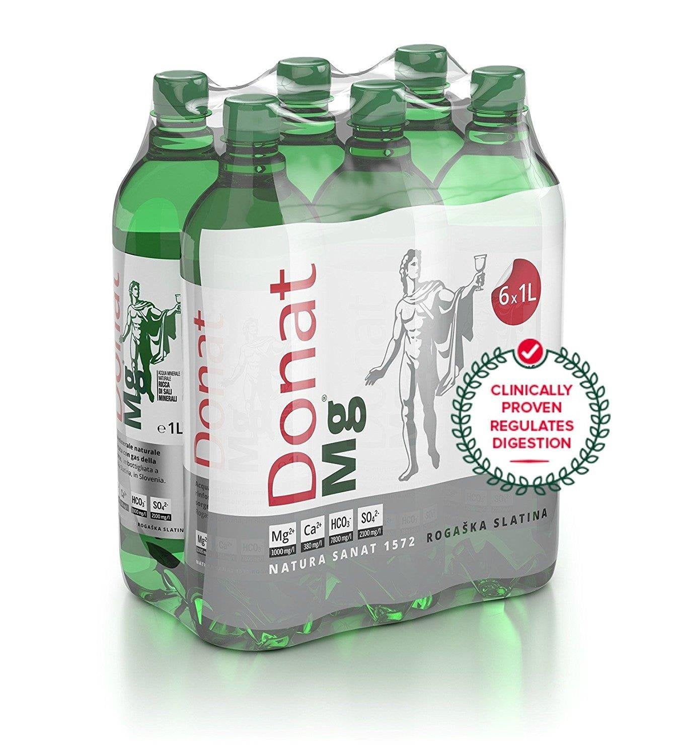 Donat Mg 6x1L bulk pack front view
