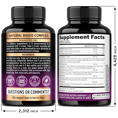 Dong Quai and Black Cohosh herbs