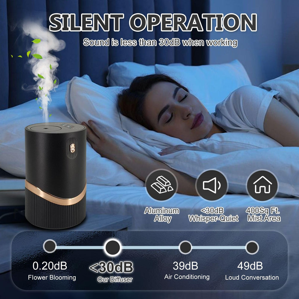 Dongzhen diffuser on a desk or office shelf for calm workplace scent