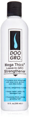 DOO GRO Mega Thick Strengthener Leave-in bottle on shelf, promoting smooth styling