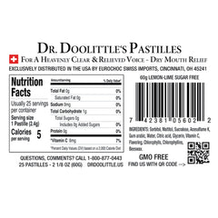 Lemon Lime flavor label on packaging