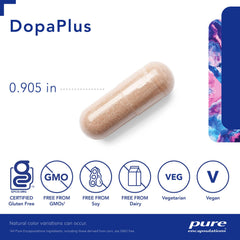 Illustration of dopamine production and brain health