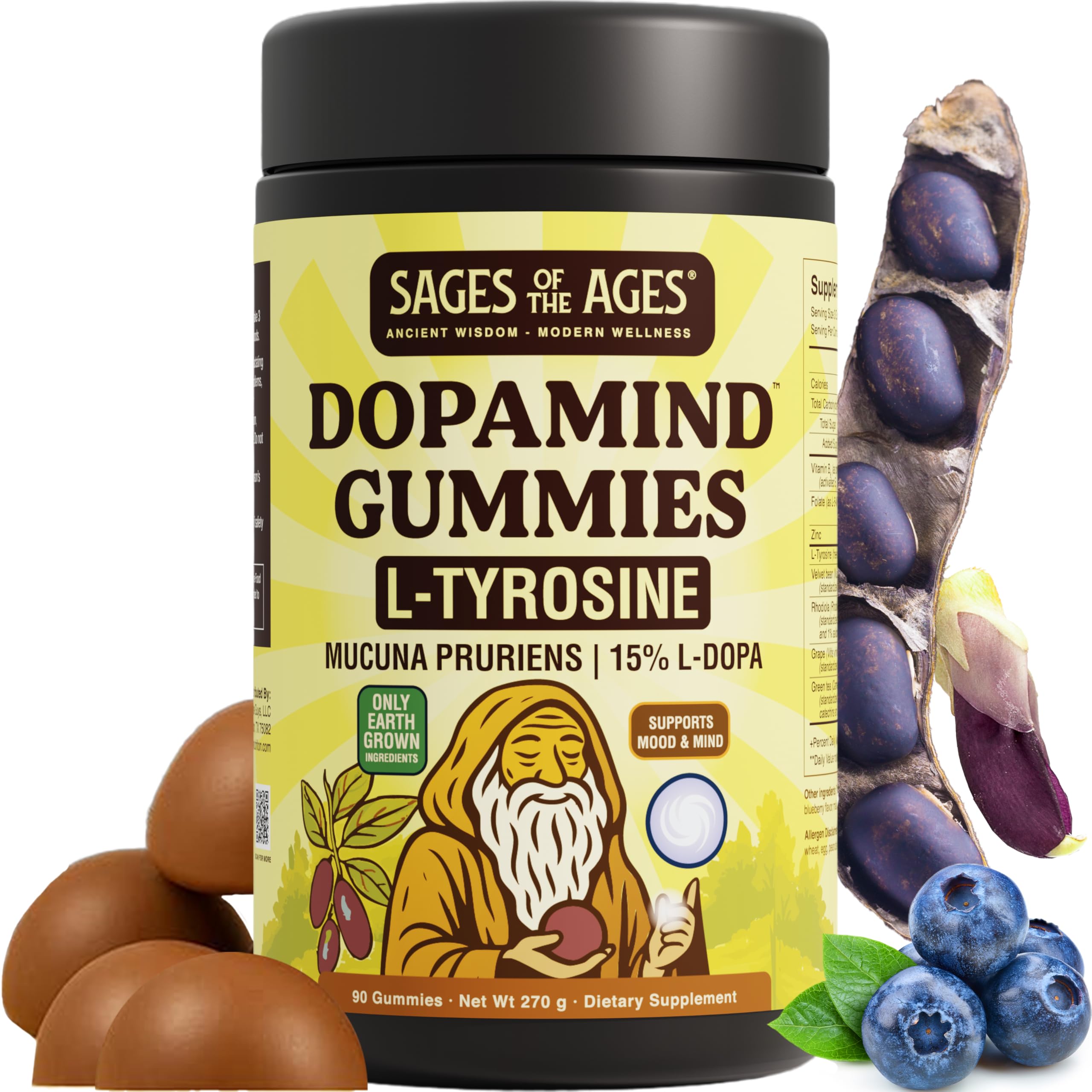 Hero image of Sages Of The Ages DopaMind Gummies