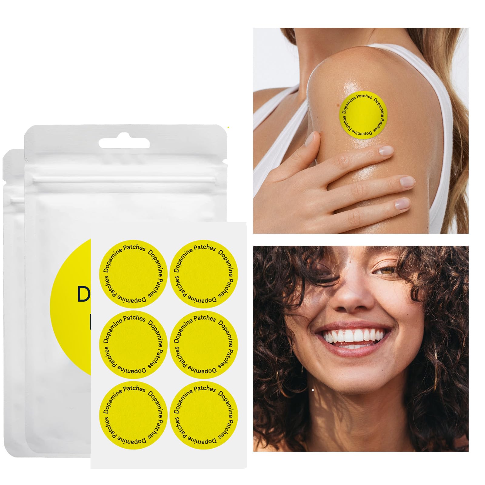 Individual dopamine patch blister pack