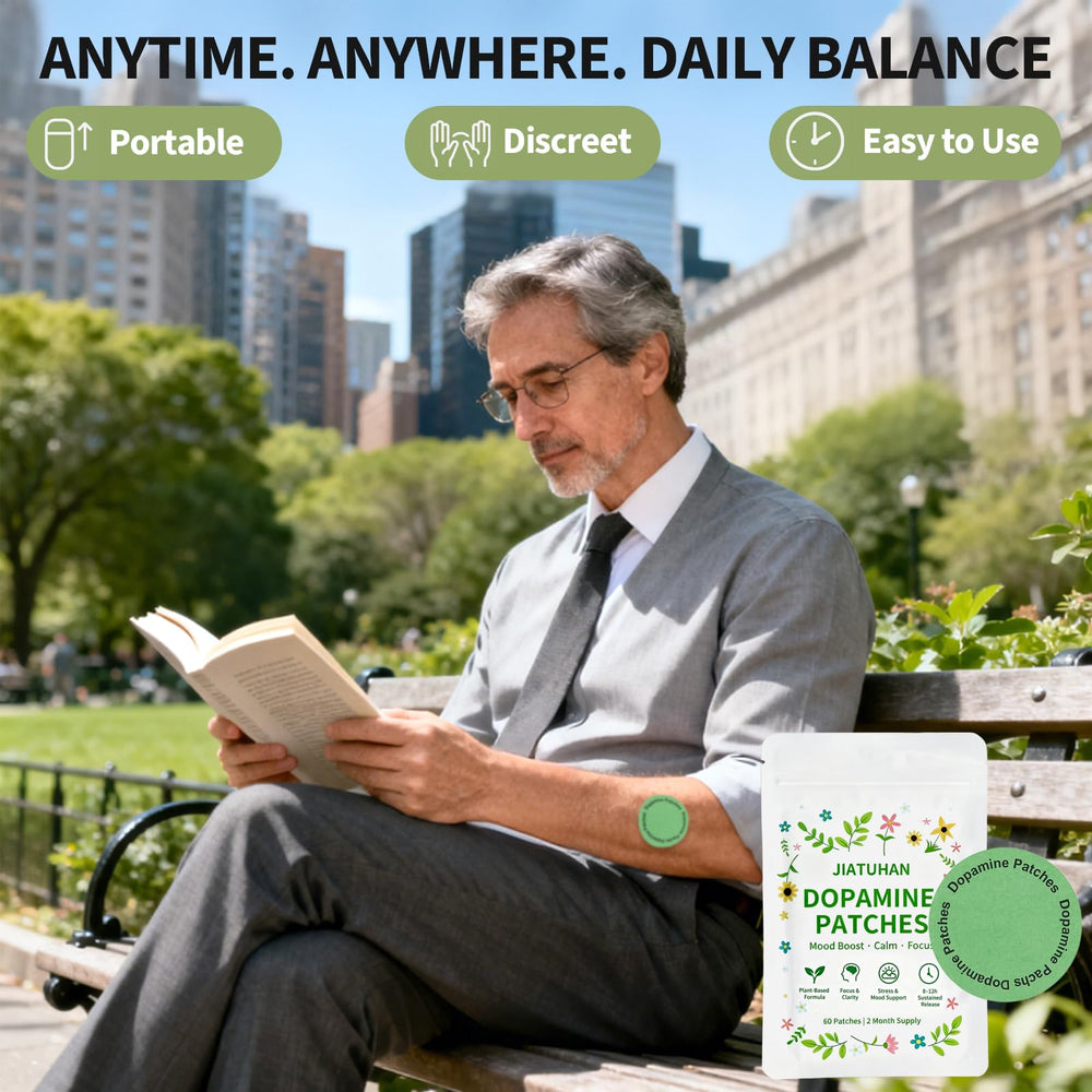 Visual representing mood support, calm focus and reduced stress