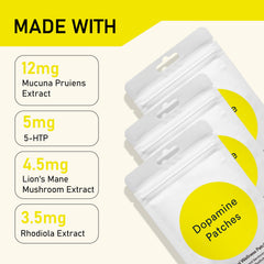 Plant-based ingredients: Mucuna, 5-HTP, Lion’s Mane, Rhodiola