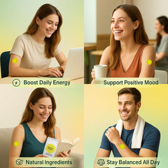 Skin-friendly patch design for daily mood support