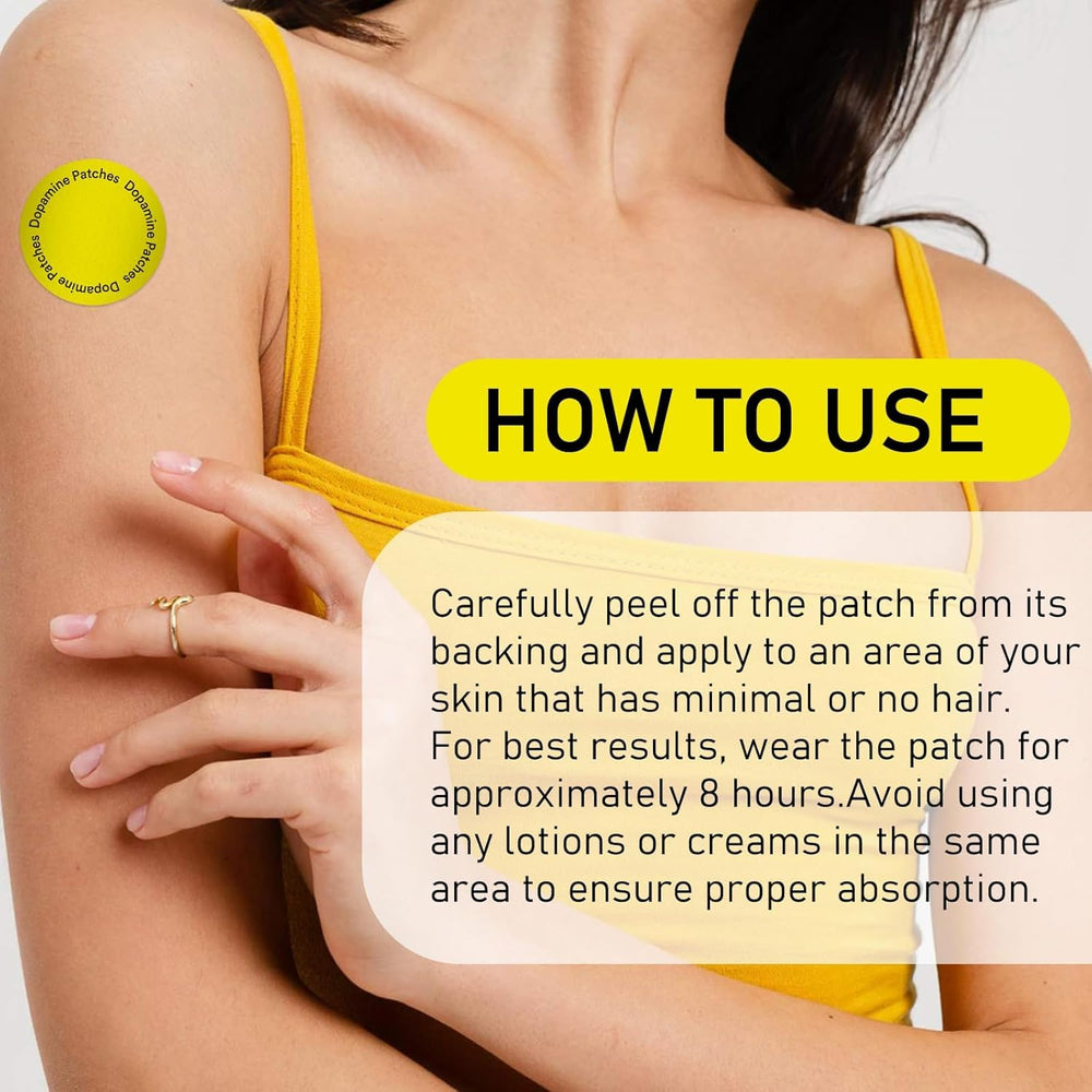 Patch application on skin showing ease of use