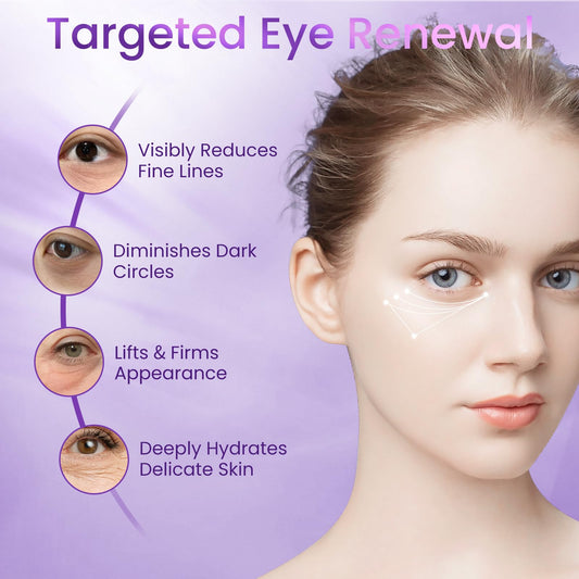 Doracome Retinol Eye Cream jar view showing creamy texture for under-eye care