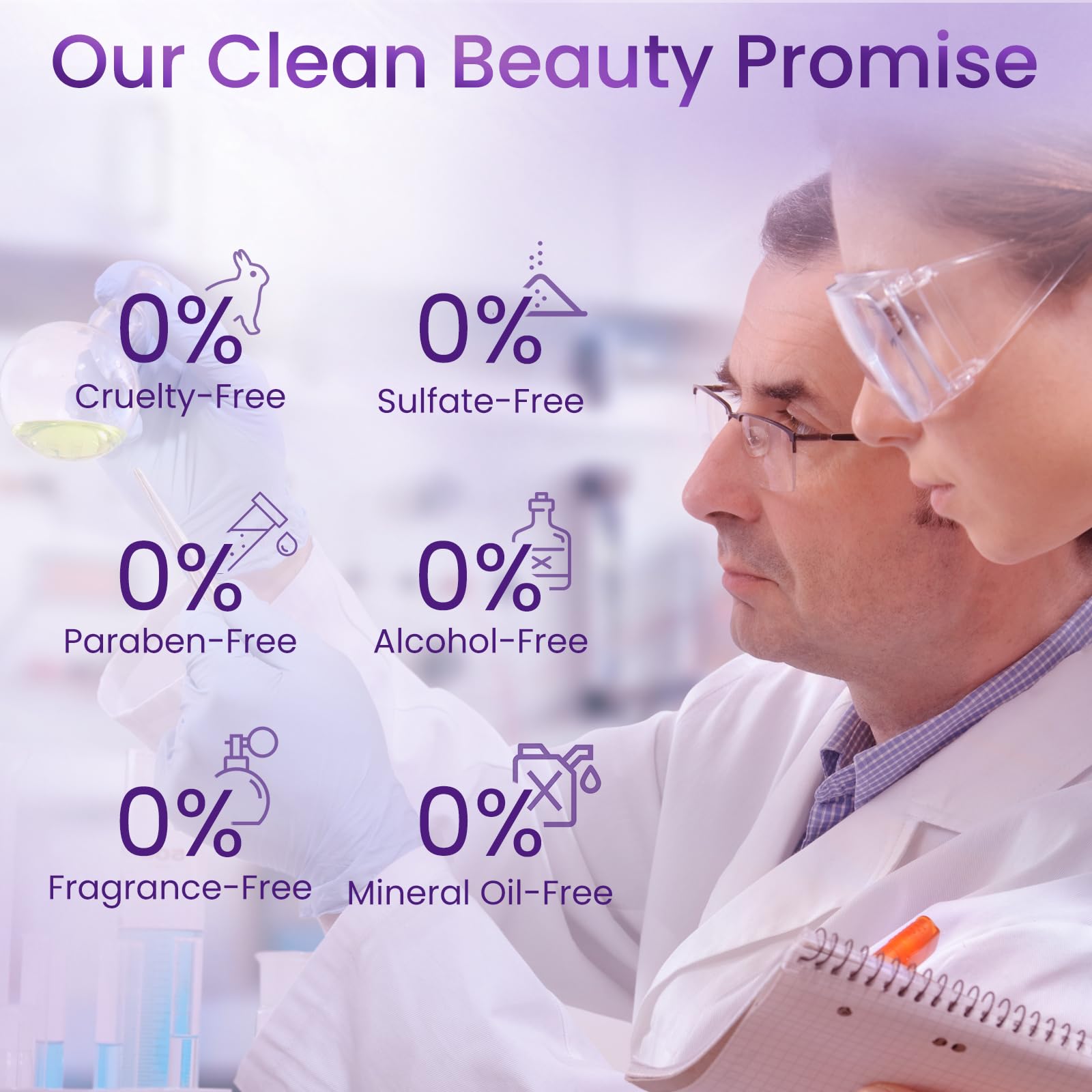 Doracome vegan cruelty-free symbol indicating ethical skincare choices